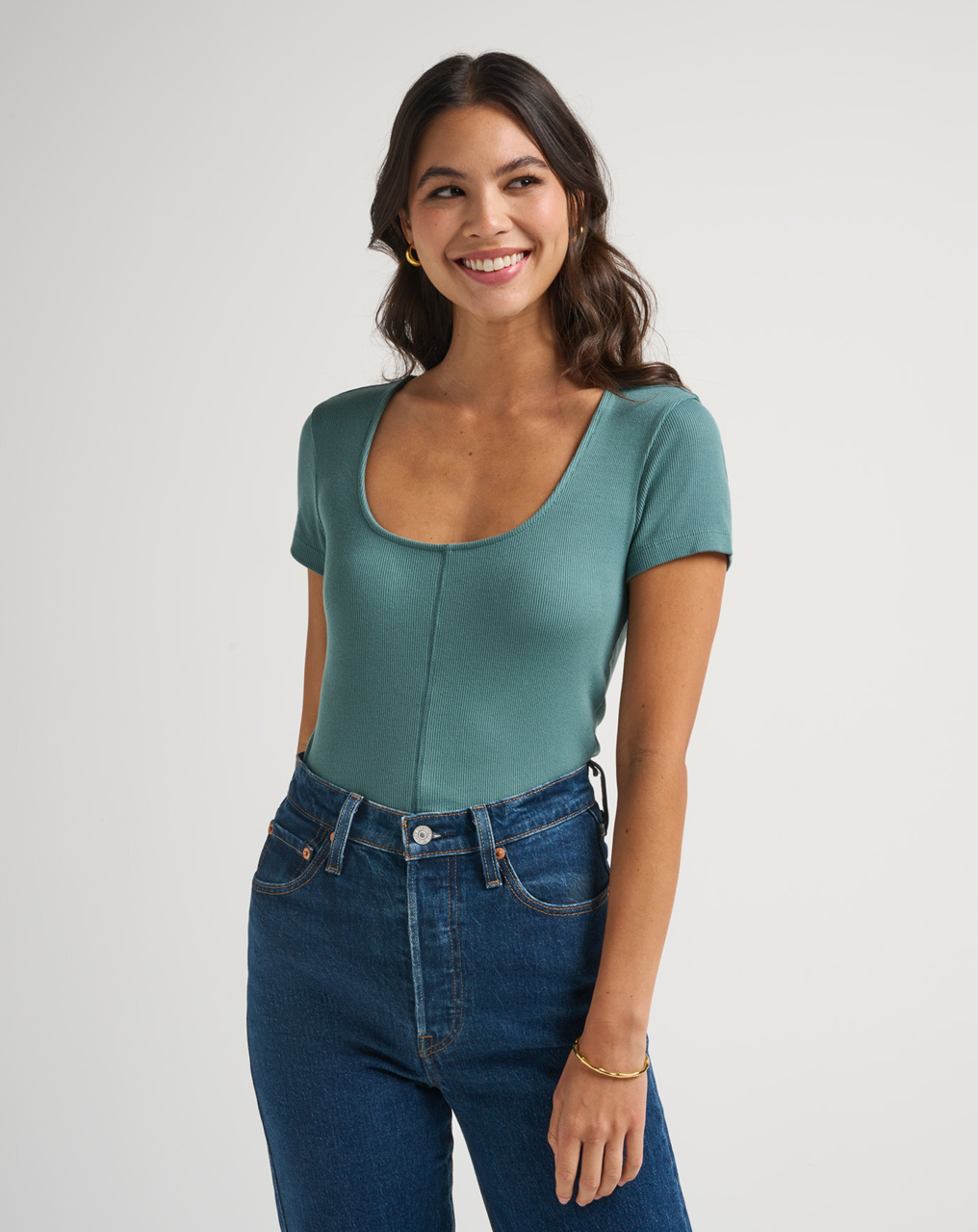 TRANQUILITY CLOUD RIBBED TOP 1
